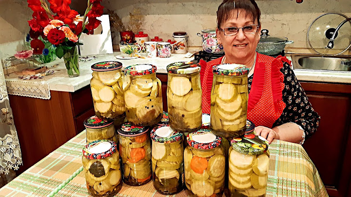 Маринованные Хрустящие Кабачки на зиму!