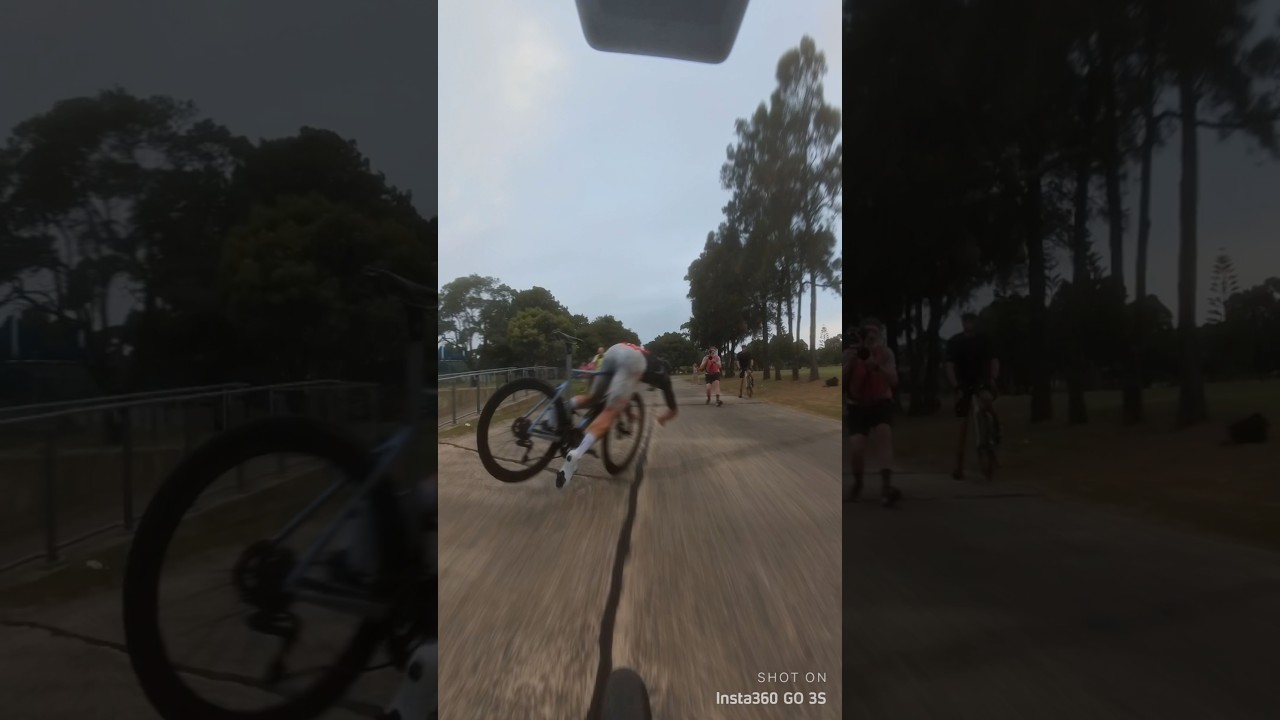 Crazy cycling fail 
