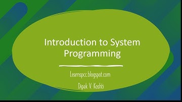 Lecture 2 Introduction of System Programming
