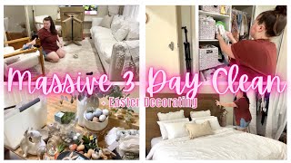 Massive 3 Day Clean With Me + Decorating For Easter 2024