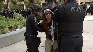 Several protesters arrested at UC Irvine as authorities clear pro-Palestinian encampment