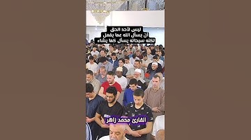 لَا يُسْأَلُ عَمَّا يَفْعَلُ  #تلاوة_خاشعة #سورة_الأنبياء #القارئ_محمد_زاهر #الشيخ_محمد_زاهر