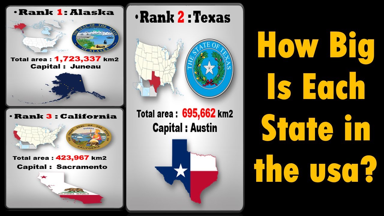 How Big Is Each State In The Usa Size Of US States By Area YouTube how-big-is-each-state-in-the-usa-size-of-us-states-by-area-youtube