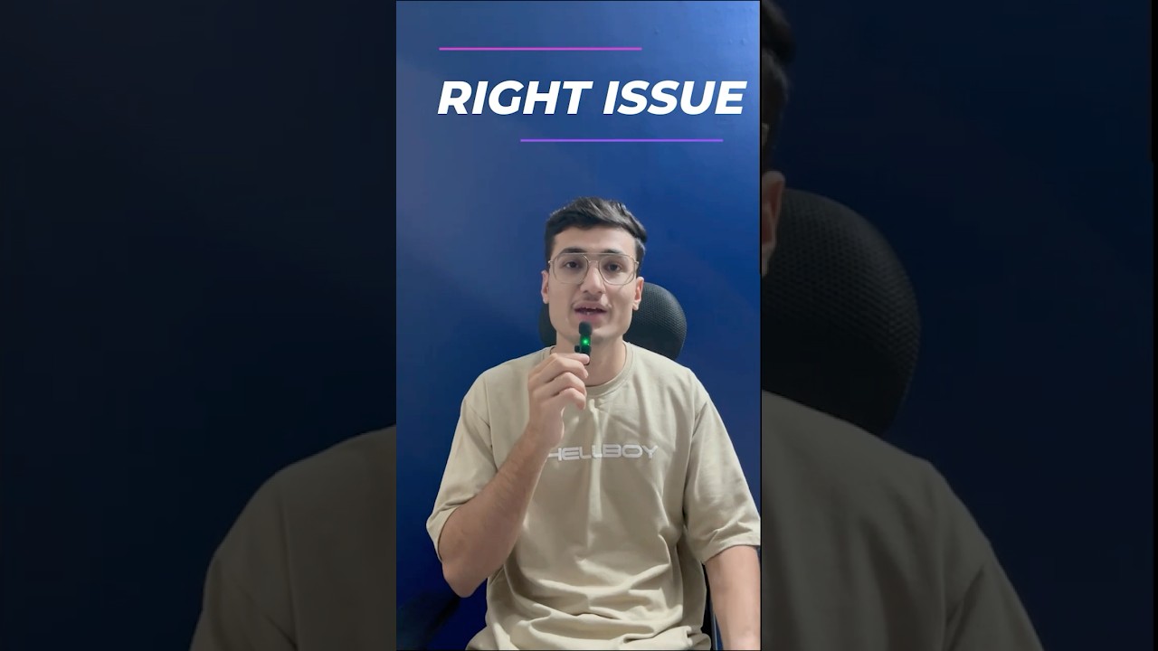 Get Shares at Discount | Rights Issue Kya Hota Hai? Simple Hindi Explanation