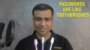 Toothbrush Can Teach Password Cyber Hygiene (In English Language)