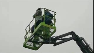 Helical Hydraulic Rotary Actuator is applied to platform