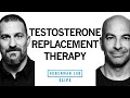 Testosterone  testosterone replacement therapy trt  dr peter attia  dr andrew huberman