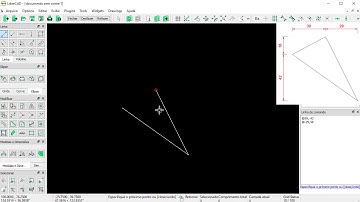 Curso de LibreCAD: 13. Exercícios Ferramentas de desenho - Exe. 22