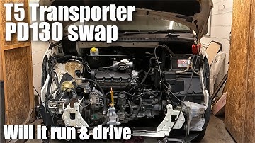 T5 Transporter PD130 ASZ swap will it run & drive - Ep2
