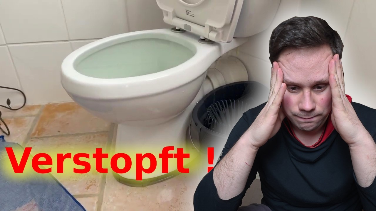 Mein Hauptabwasserrohr ist total verstopft vom ganzen Haus 🤮