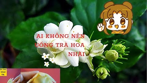 Ai không nên uống trà hoa nhài và chia sẻ với bạn cách tỉa bông hoa từ khoai tây | Mẹ Bảo Hân