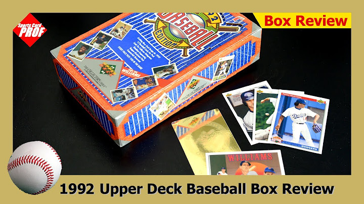 What is the most valuable 1992 upper deck baseball card