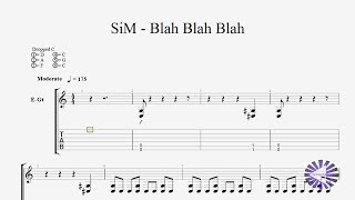 【Guitar TAB】Blah Blah Blah ギターtab譜 〚SiM〛 by NipponTAB