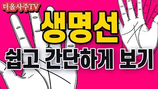 [더올사주/손금] 생명선
