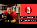 How to make a lemon rose
