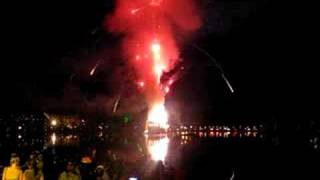 Pirate Ship Fireworks - Secret Garden Party 2008
