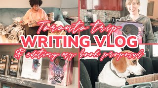 Writing Vlog: Toronto Trip & Editing my Book Proposal [CC]