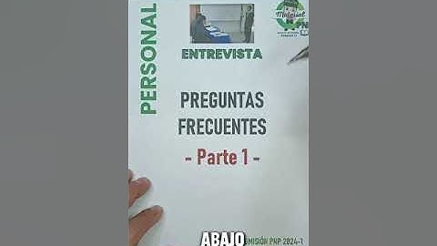 Preguntas Frecuentes en una Entrevista Personal PNP (Parte 1) 😱 #entrevista #entrevistapersonal #pnp