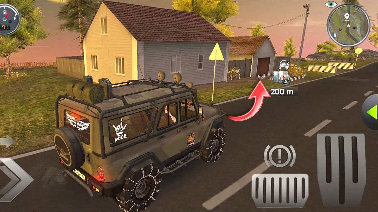 Mission K 5 - Looted Banker Ran From Police | Russian Car Driver UAZ HUNTER Android Gameplay HD