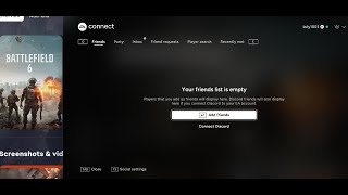 Battlefield 6: Fix Social Menu Tab Not Opening/Social Menu Not Working/Cant Access Social Menu PC