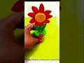 easy clay flower ♥️#shorts #youtubeshorts