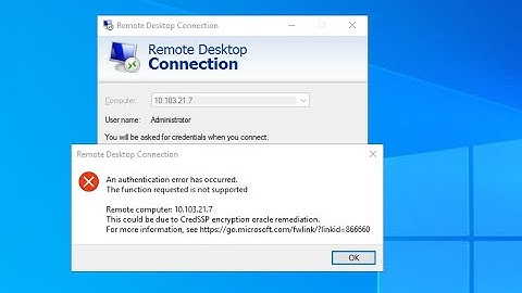 How to Fix CredSSP Encryption Oracle Remediation when connect Remote Desktop