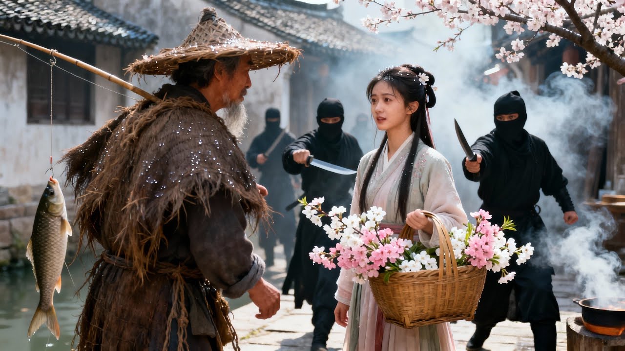 Martial gathered!Unexpectedly,flower-selling village girl's one move caused everyone to retreat!