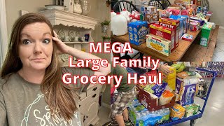 GROCERY HAUL for our LARGE FAMILY || MOM OF 11 GROCERY HAUL