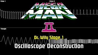 Mega Man 2 (NES) - Dr. Wily Stage 1 [Oscilloscope Deconstruction]