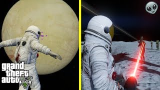 GTA 5 - Exploring OTHER PLANETS in a SECRET SPACE MISSION