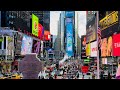 [4k] Walking on Times Square, Midtown Manhattan | New York, Times Square | NYC walking USA