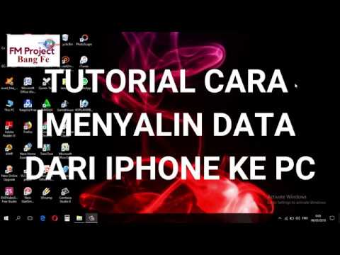Cara Memindahkan Foto dari iPhone atau iPad ke Laptop Windows 10 dengan kabel. 