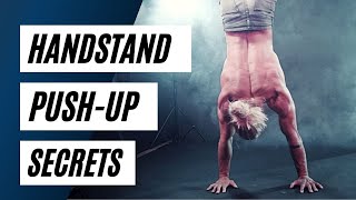 Handstand Pushup Secrets || HSPU tutorial  A different approach