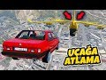 Eski Modifiyeli Arabalar Uçağa Atlama Parkurunda - GTA 5