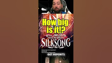 New info about the SIZE of Hollow Knight Silksong!