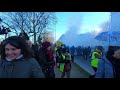 Manif Gilets jaunes / anti-pass très encadrée contre le convoi de la liberté -  12 Février PARIS