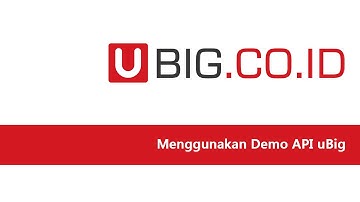 Install Demo API uBig.co.id