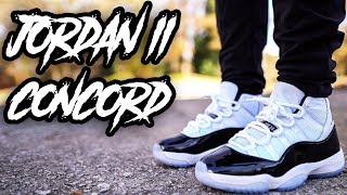 2018 JORDAN 11 CONCORD REVIEW AND ON 