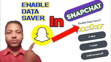 Snapchat app me data saver on Kaise Kare | How To Enable Data Saver In Snapchat📡⏳🔗