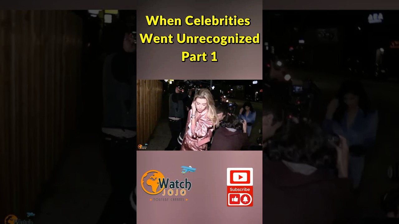When Celebrities Went Unrecognized part 1