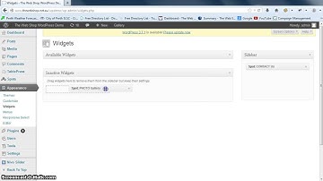WordPress Tutorial 28: Removing a Sidebar Box