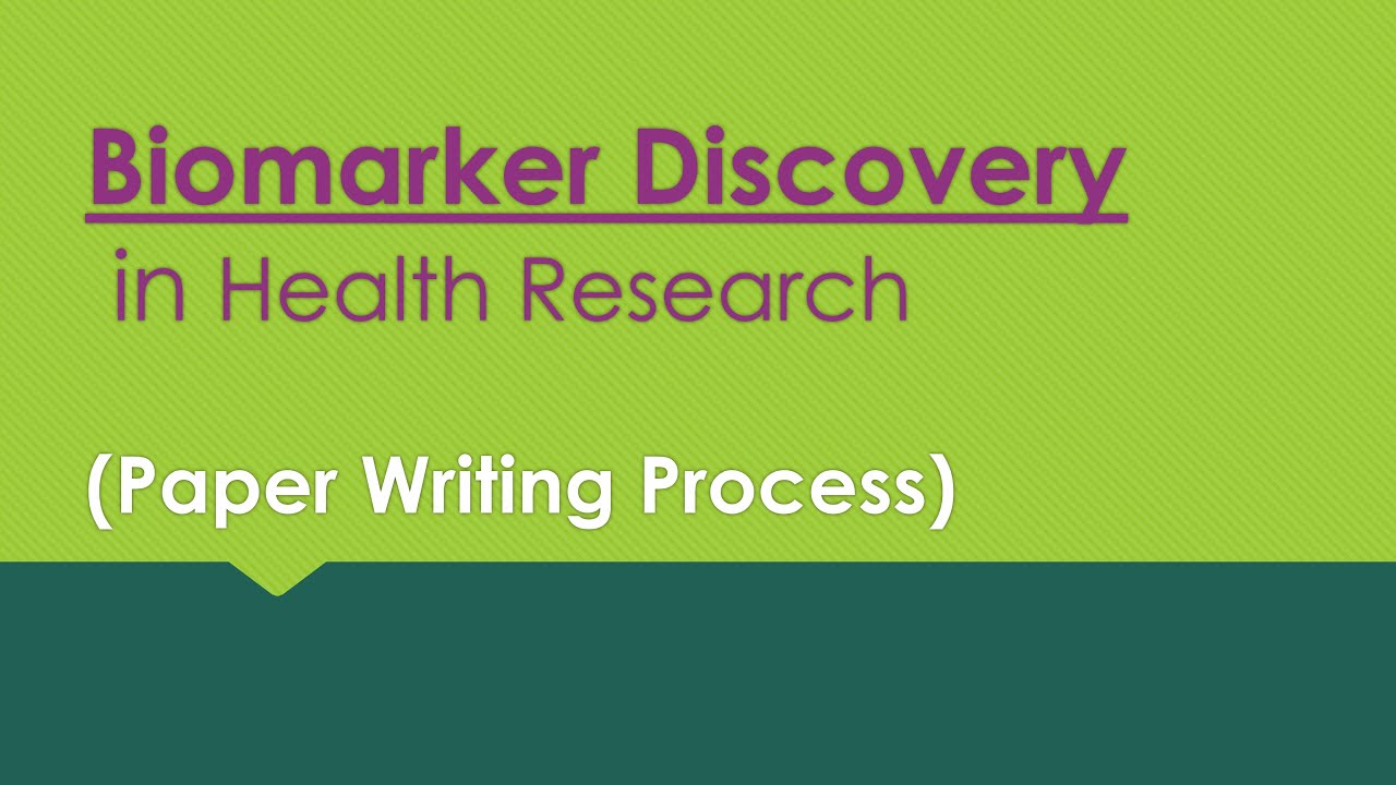 1. Introduction of Course | Biomarker Discovery In Health Research | Paper Writing Process