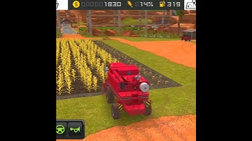 Corn Harvest In FS 18 | FS18 Gameplay | Farming Simulator 18 | FS18 Timelapse #shorts