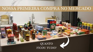 PRIMEIRA COMPRA DO MÊS NO MERCADO | Quanto Gastamos Alimentos de Geladeira e Despensa!