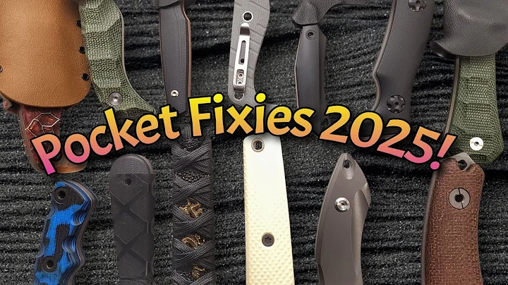 Pocket Fixed Blade Favorites for 2025!  Collection of Smaller EDC Tactical Knives!