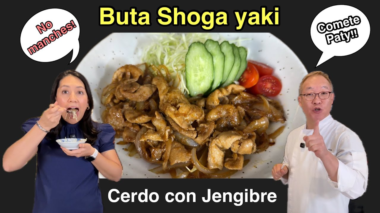 【Buta Shoga yaki】¡El cerdo japonpés al jengibre que te encantará!