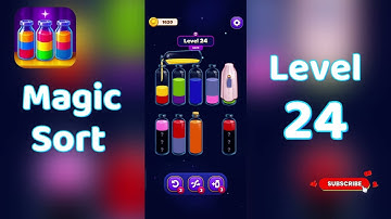 Magic Sort Level 24 Walkthrough 🎩✨ | Go Answer