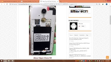 Oppo Clone K8 Flash File Hang On Logo Lcd Fixed Firmware Download Link