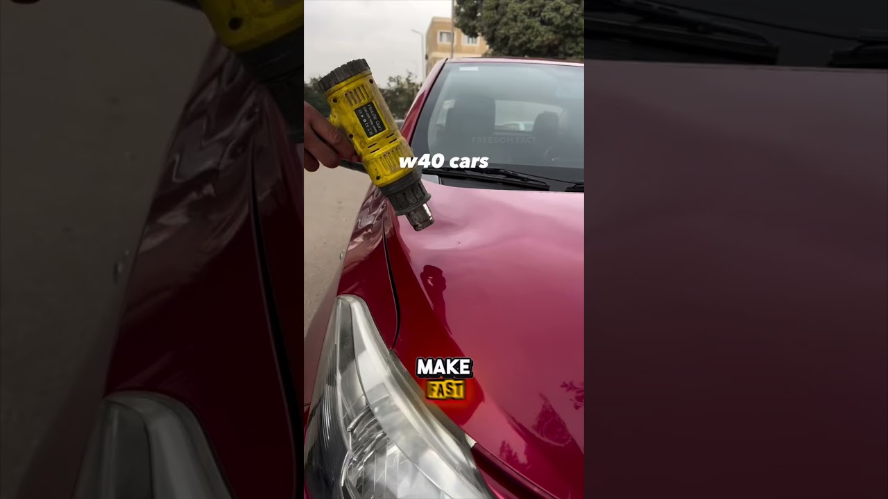 Этот парень использует "туалетные принадлежности", чтобы сэкономить 2000 долларов на ремонте авто...