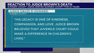 Reaction to death of longtime Middle TN judge, Barry Brown